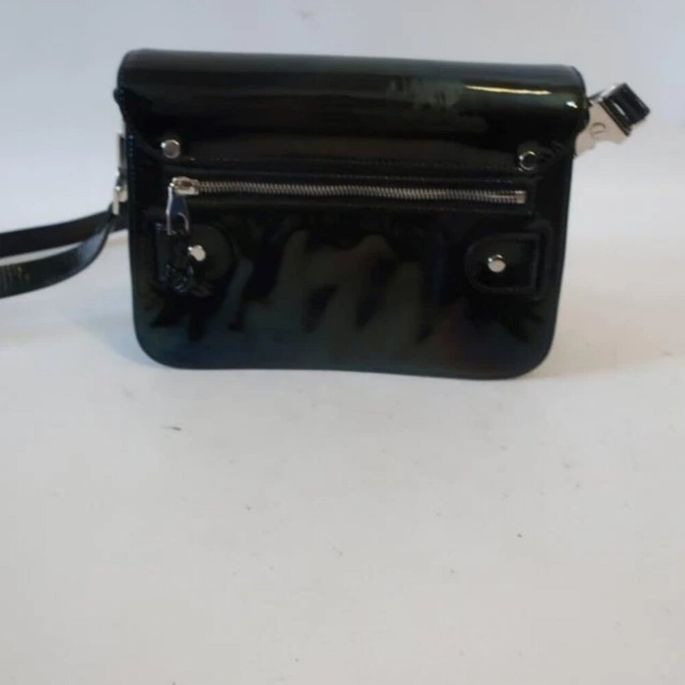 Authentic Proenza Schouler PS11 Black Holographic Patent Leather Shoulder Bag - Picture 10 of 16